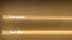 Lichtwirkung verschiedener Deckungen