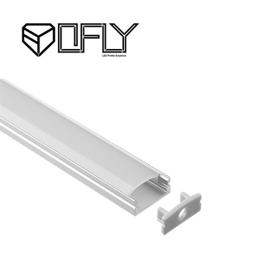 Oberfläche brachte Aluminium-LED-Profil-Verdrängung 17.3*8.2mm für LED-Streifen an