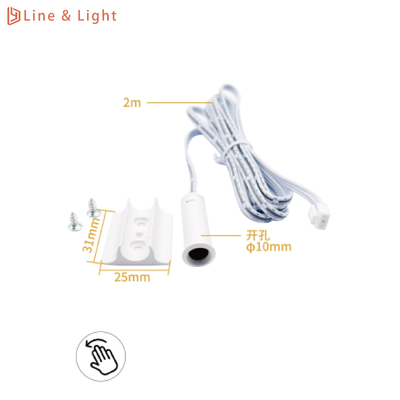 Master Control LED Lichtsensor Einfachtürsteuerung Induktionsschalter drahtloser Türsensor