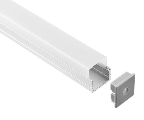 Der Wand-Dekorations-LED Oberfläche Streifen-brachte Aluminiumverdrängungs-des Profil-2m 19*20mm an