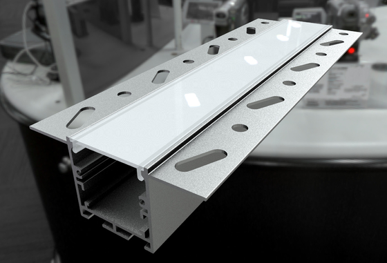75*35mm anodisierte quadratisches LED Gips-Profil Kanal der Aluminiumlegierungs-Trockenmauer-LED