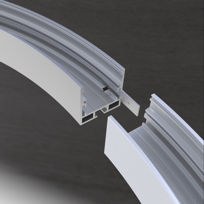 35*35mm Kreis-LED Profil-Streifen-Verdrängung anodisierte Aluminiumlegierung